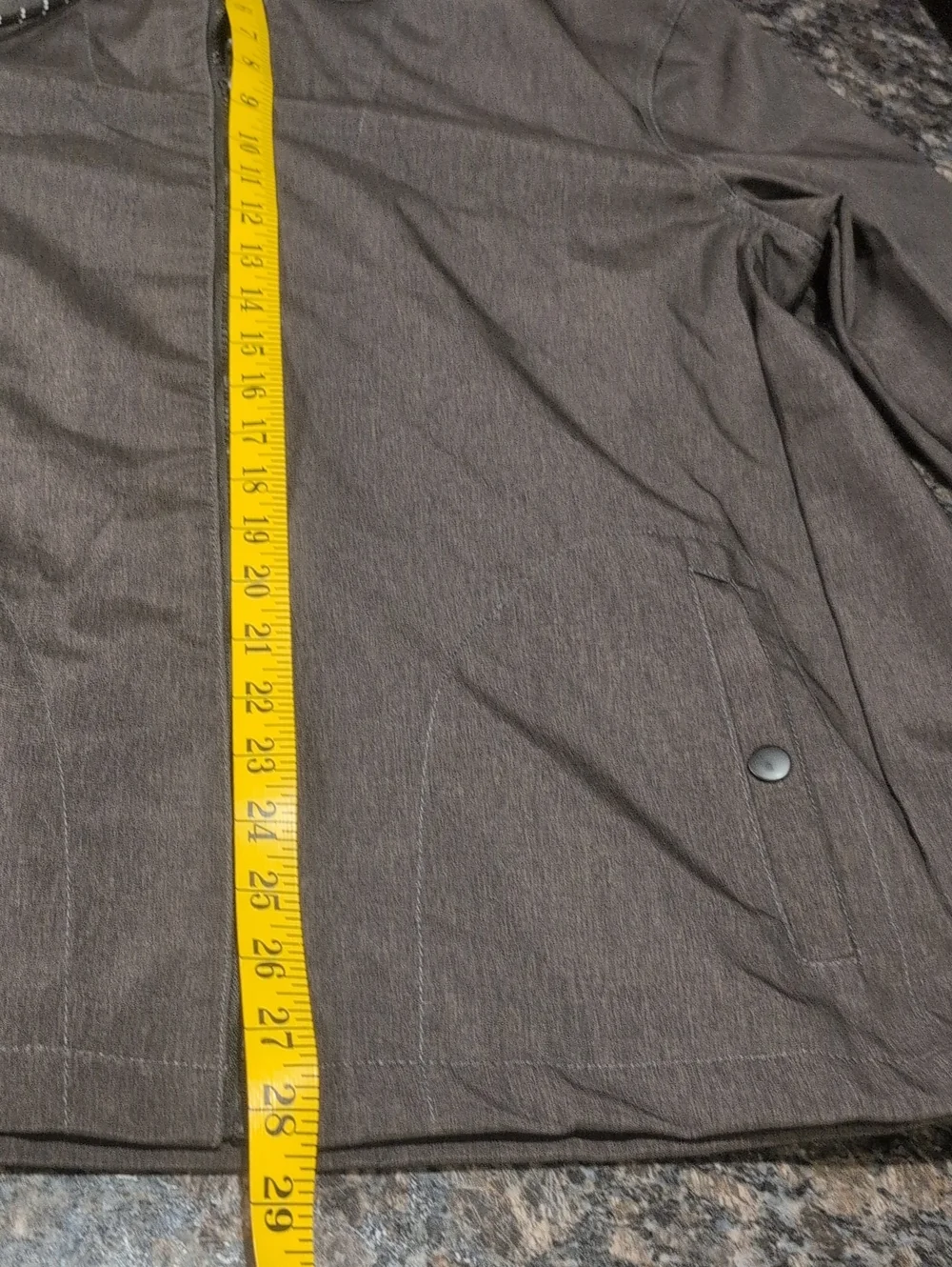 Nomad Charcoal Tech Fleece-Lined Hooded Jacket, lightweight windbreaker.